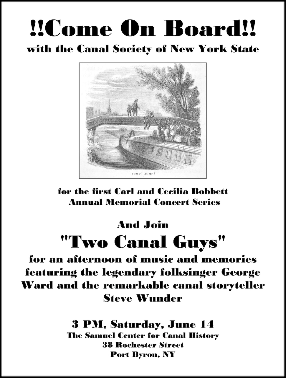 Join “Two Canal Guys” Saturday afternoon June&nbsp;14