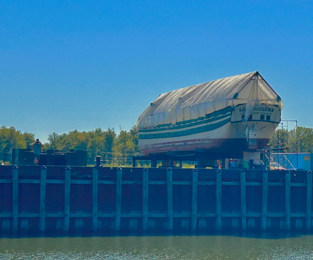 Lois McClure as seen from Seneca&nbsp;Chief