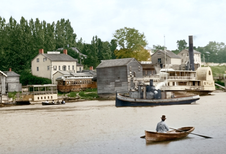Usual Sights & Vessels Cayuga circa&nbsp;1900